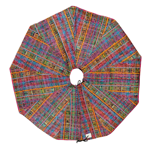 Handwoven Christmas Tree Skirt