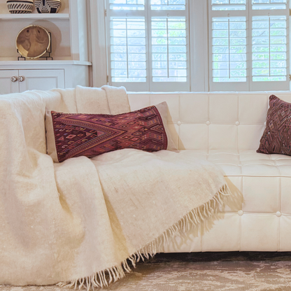 Heirloom Wool Momo Blanket | Cozy, Hot Spring-Felted Throw Handcrafted by Mayan Artisans
