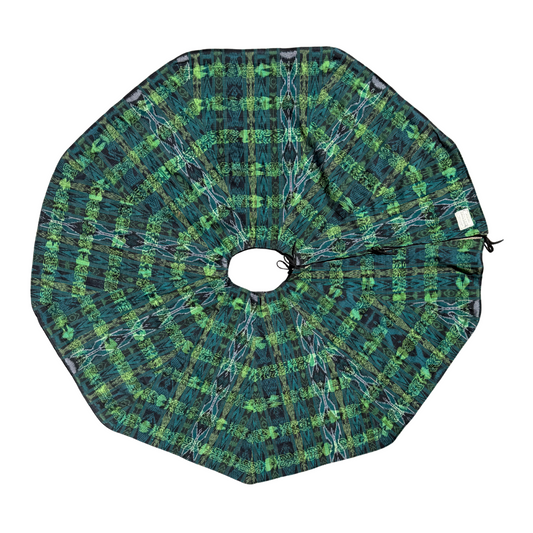 Handwoven Christmas Tree Skirt