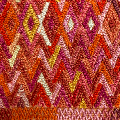 Framed Handwoven Textile (Walnut Frame)