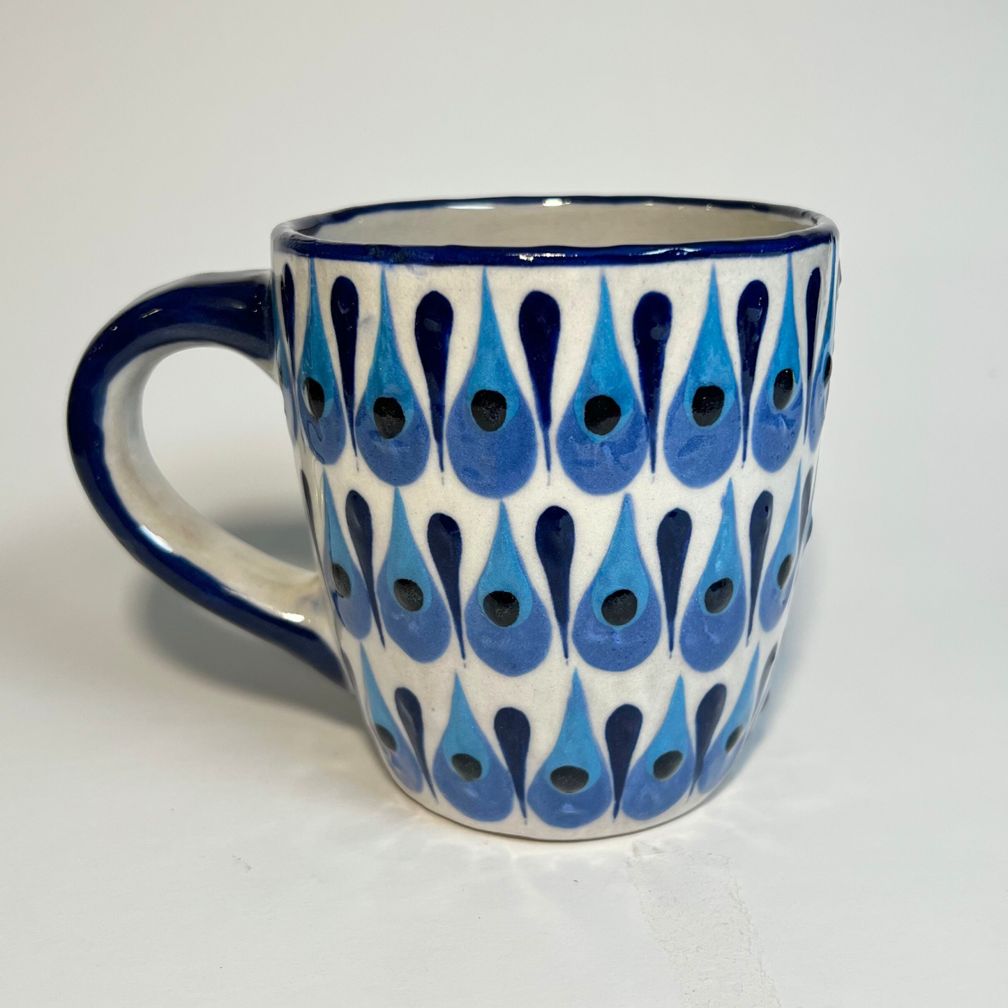 Palopo Tarro Mug (Blue Blue White)