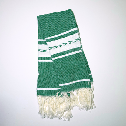 Organic Cotton Handwoven Kitchen Towel - Christmas Colors