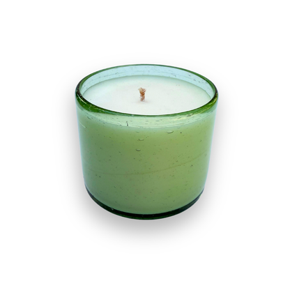 Atitlán Sunrise Candle – Handblown Glass Meets Handcrafted Fragrance