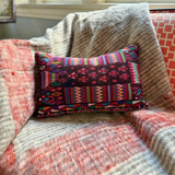 Huipil & Hemp Throw Pillow Cover