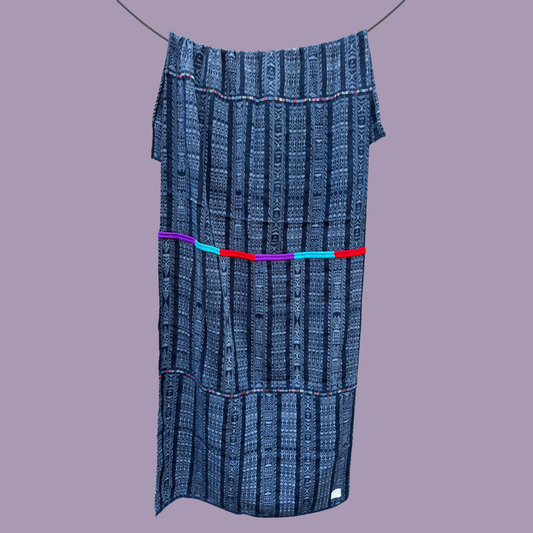 Indigo Cotton Corte Blanket