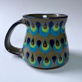 Palopo Jarro Mug (Green Blue Brown) - 14 oz