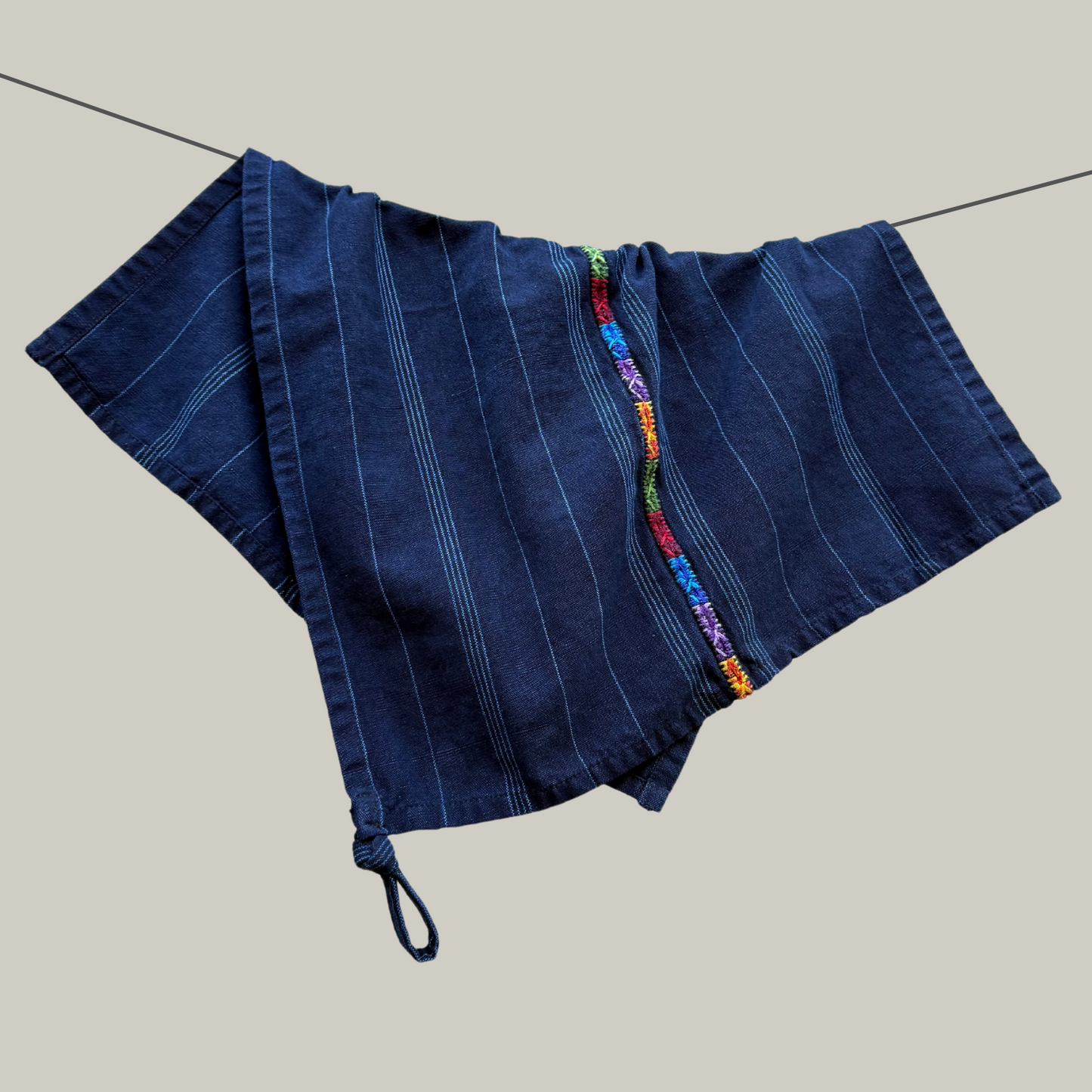 Indigo Cotton Handwoven Kitchen Towel