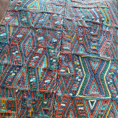 Huipil Mini-Weekender - Handwoven Travel Bag