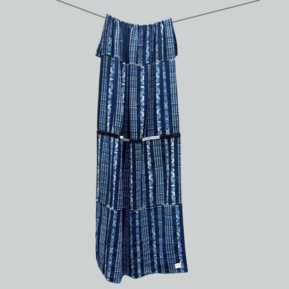 Indigo Cotton Corte Blanket