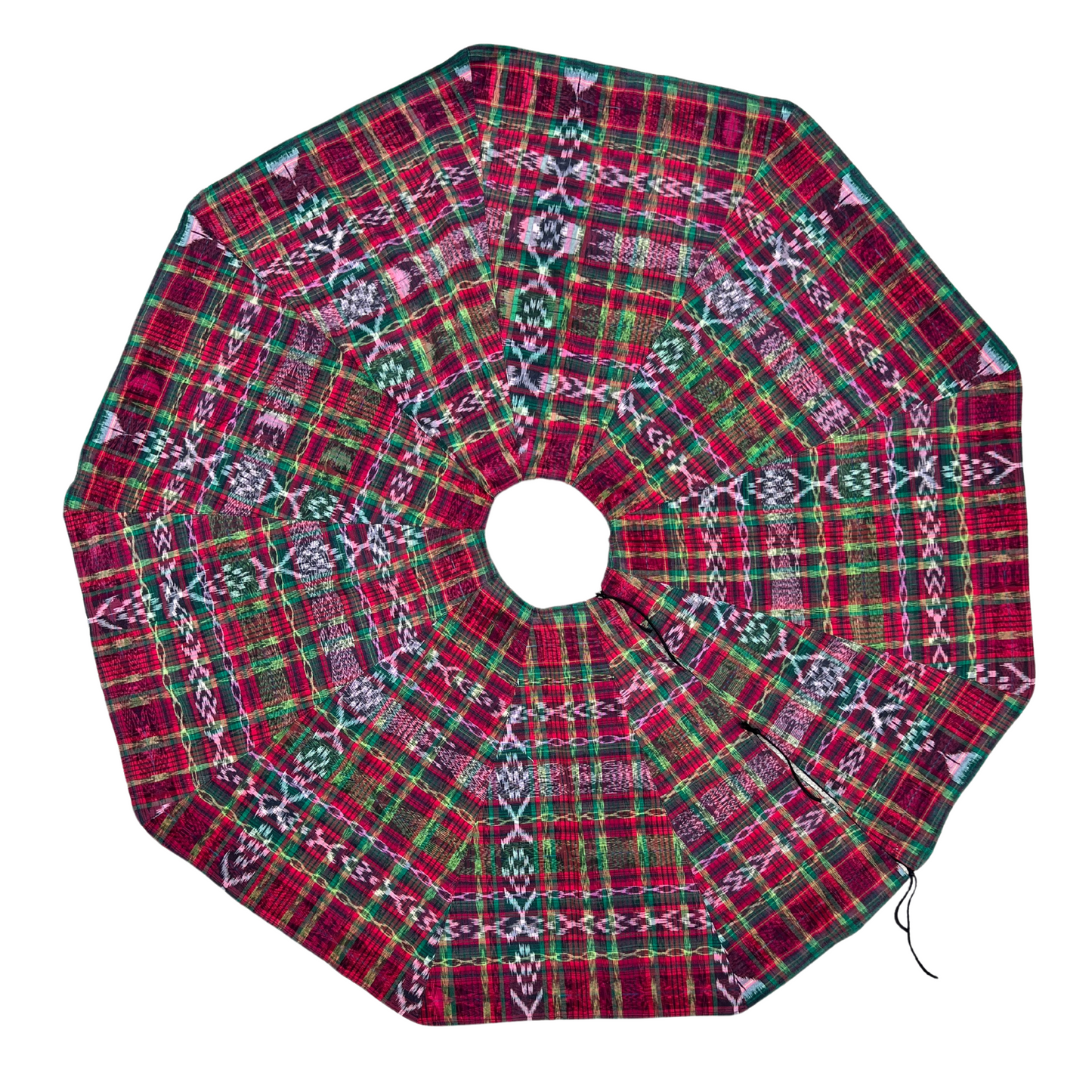 Handwoven Christmas Tree Skirt