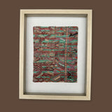 Framed Handwoven Textile (Natural Frame)