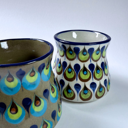 Palopo Jarro Mug (Blue Brown White) - 14 oz