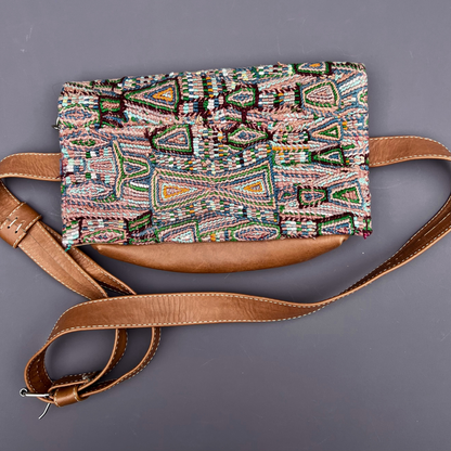 Handwoven Vintage Huipil Belt Bag 7