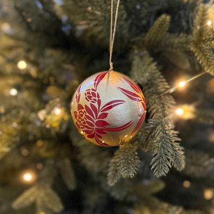 Handpainted Paper Mache Christmas Ornaments from Kashmir – Fair Trade Holiday Decor