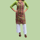 Handcrafted Cotton Apron – Made from Vintage Mayan Textiles (Adult Size)
