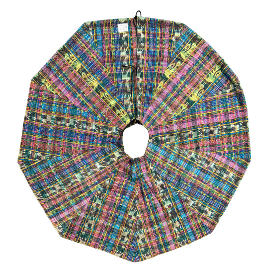 Handwoven Christmas Tree Skirt