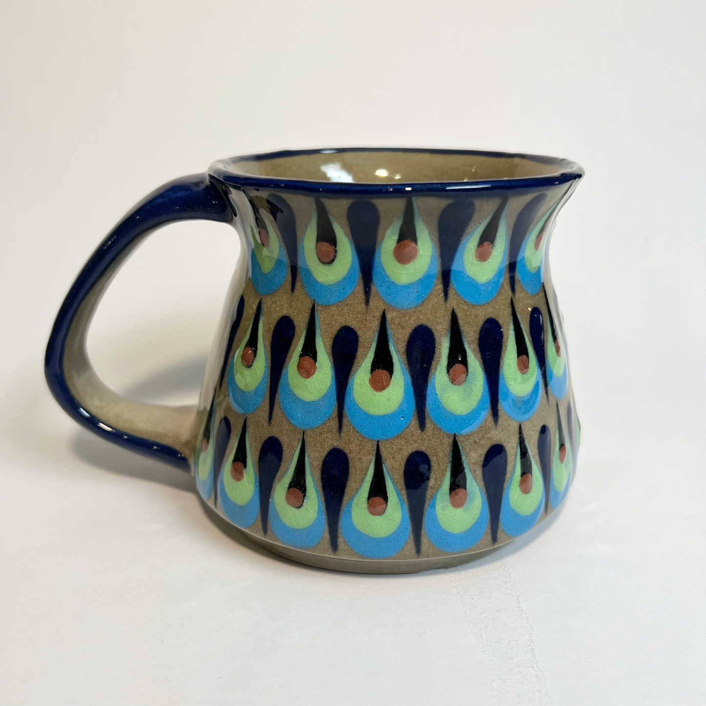 Palopo Jarro Mug (Green Blue Brown)