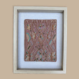 Framed Handwoven Textile (Natural Frame)