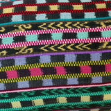 Embroidered Huipil & Handwoven Corte Throw Pillow Cover