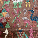 Framed Handwoven Textile (Natural Frame)