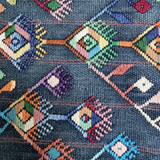 Framed Handwoven Textile (Natural Frame)