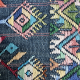 Framed Handwoven Textile (Natural Frame)