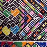 Framed Handwoven Textile (Black Frame)