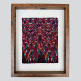 Framed Handwoven Textile (Walnut Frame)
