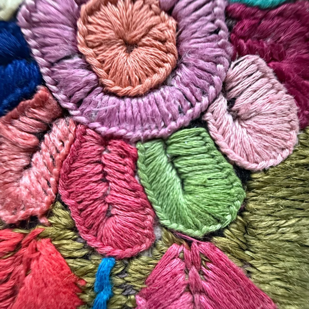 Small Framed Handwoven Textile (Natural Frame)