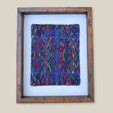 Framed Handwoven Textile (Walnut Frame)