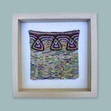 Framed Handwoven Textile (Natural Frame)