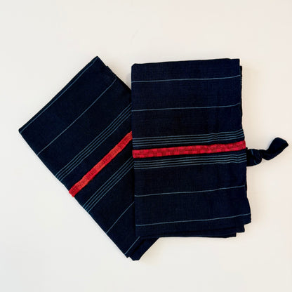 Indigo Cotton Handwoven Kitchen Towel (More Colors Available)