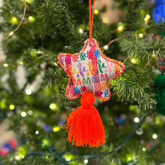 Orange Star Ornament