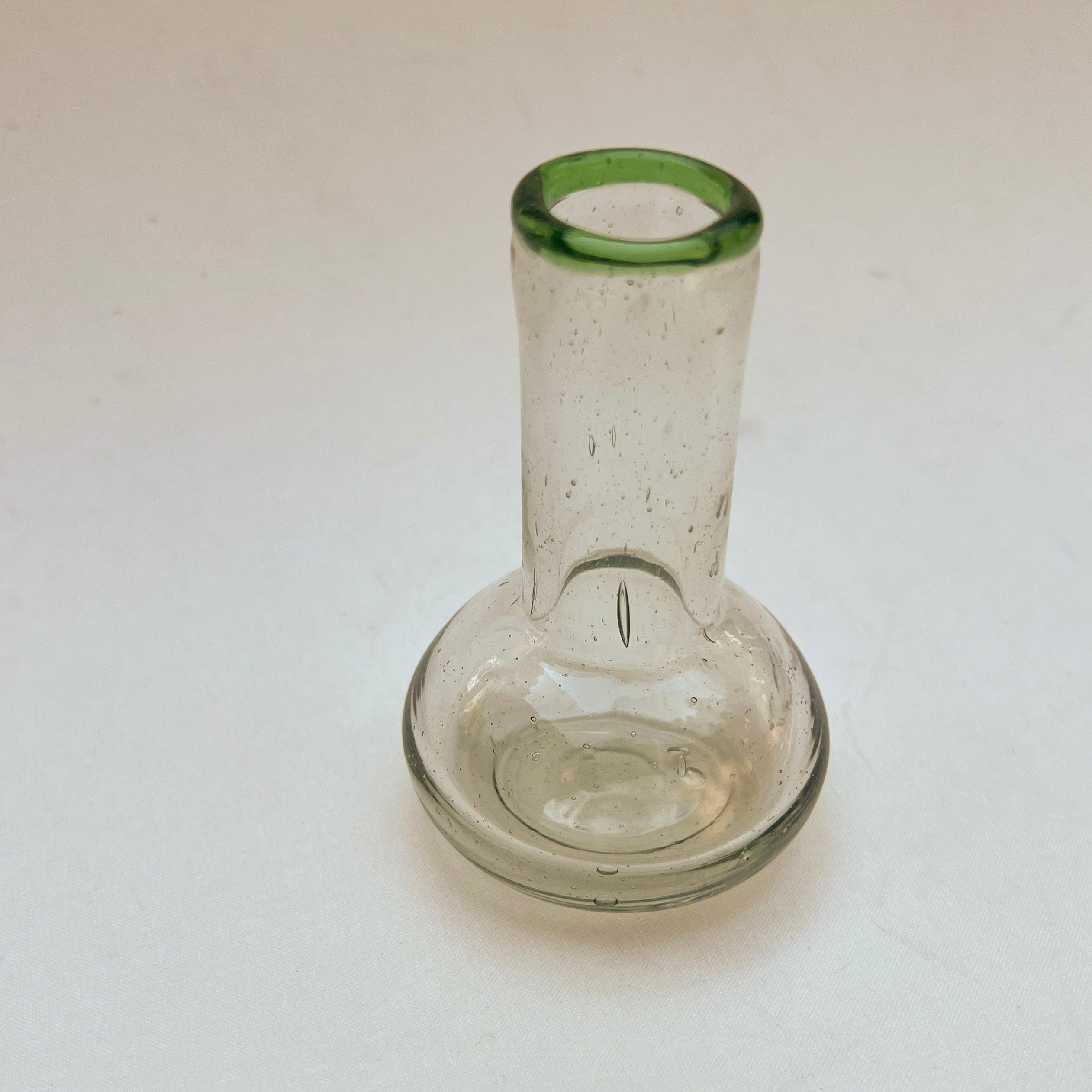 Handblown Glass Bud Vase (or Candleholder)