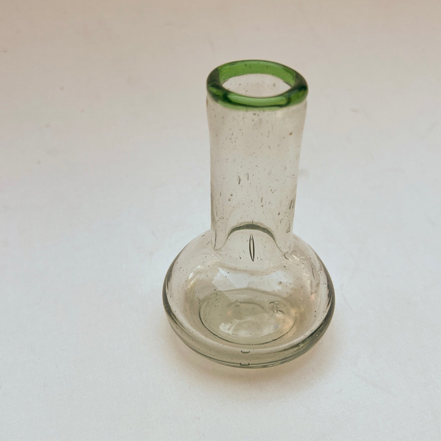 Handblown Glass Bud Vase (or Candleholder)