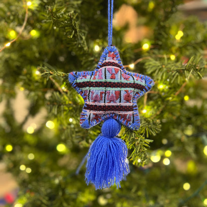 Blue Star Ornament