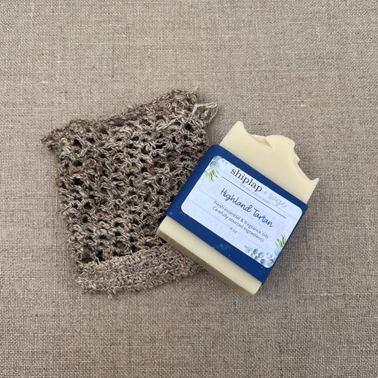 Nettle Soap Bag with Handmade Soap