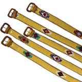 Butter Yellow Handwoven Guatemalan Whip-Stitched Belt