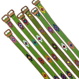 Green Handwoven Guatemalan Whip-Stitched Belt