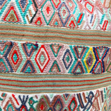 Huipil Bucket Bag - Handcrafted Vintage Mayan Textile & Leather Tote