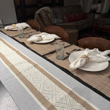 Handwoven Cotton Table Runner made in Oaxaca Mexico 