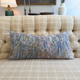 Embroidered Huipil & Handwoven Cotton Throw Pillow Cover