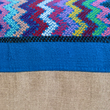 Huipil & Hemp Throw Pillow Cover
