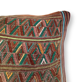 Huipil & Hemp Throw Pillow Cover