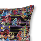 Huipil & Hemp Throw Pillow Cover