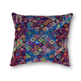 Huipil & Hemp Throw Pillow Cover