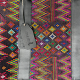 Handwoven Vintage Huipil Leather Tote