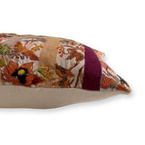 Embroidered Huipil & Handwoven Cotton Throw Pillow Cover