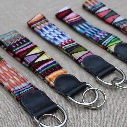 Colorful Handwoven Key Chain