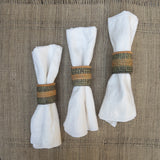 Handwoven Grass Napkin Rings